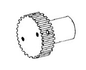 Image for STEARNS 65300 Series REV-E Hub 3/4" Bore 51651400001C
